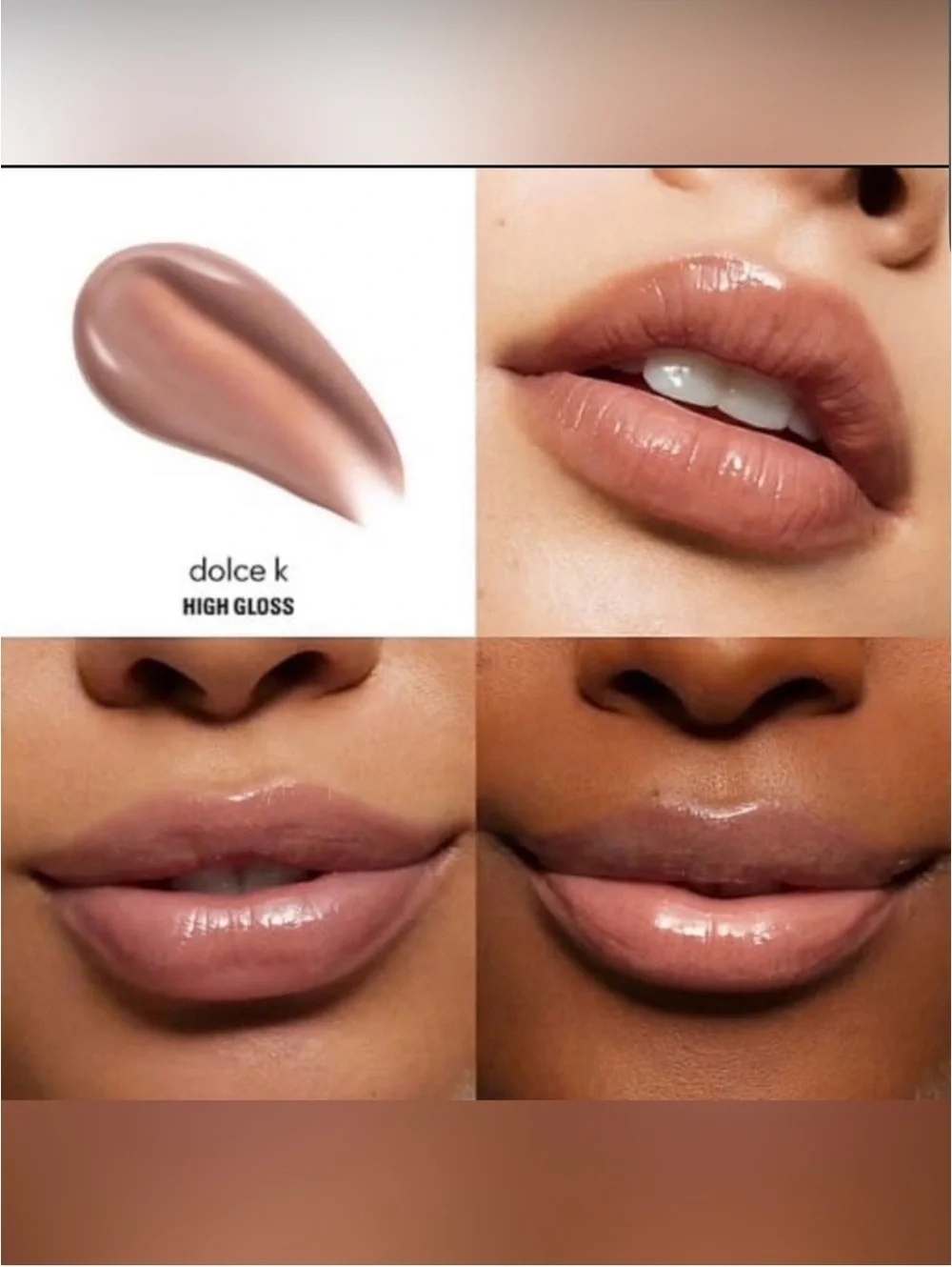 Kylie Jenner High Gloss Lip Gloss in Dolce K 703 (Nude Pink Shine) NEW